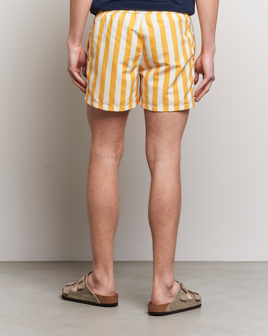 Ripa Ripa Paraggi Striped Swimshorts Yellow/White