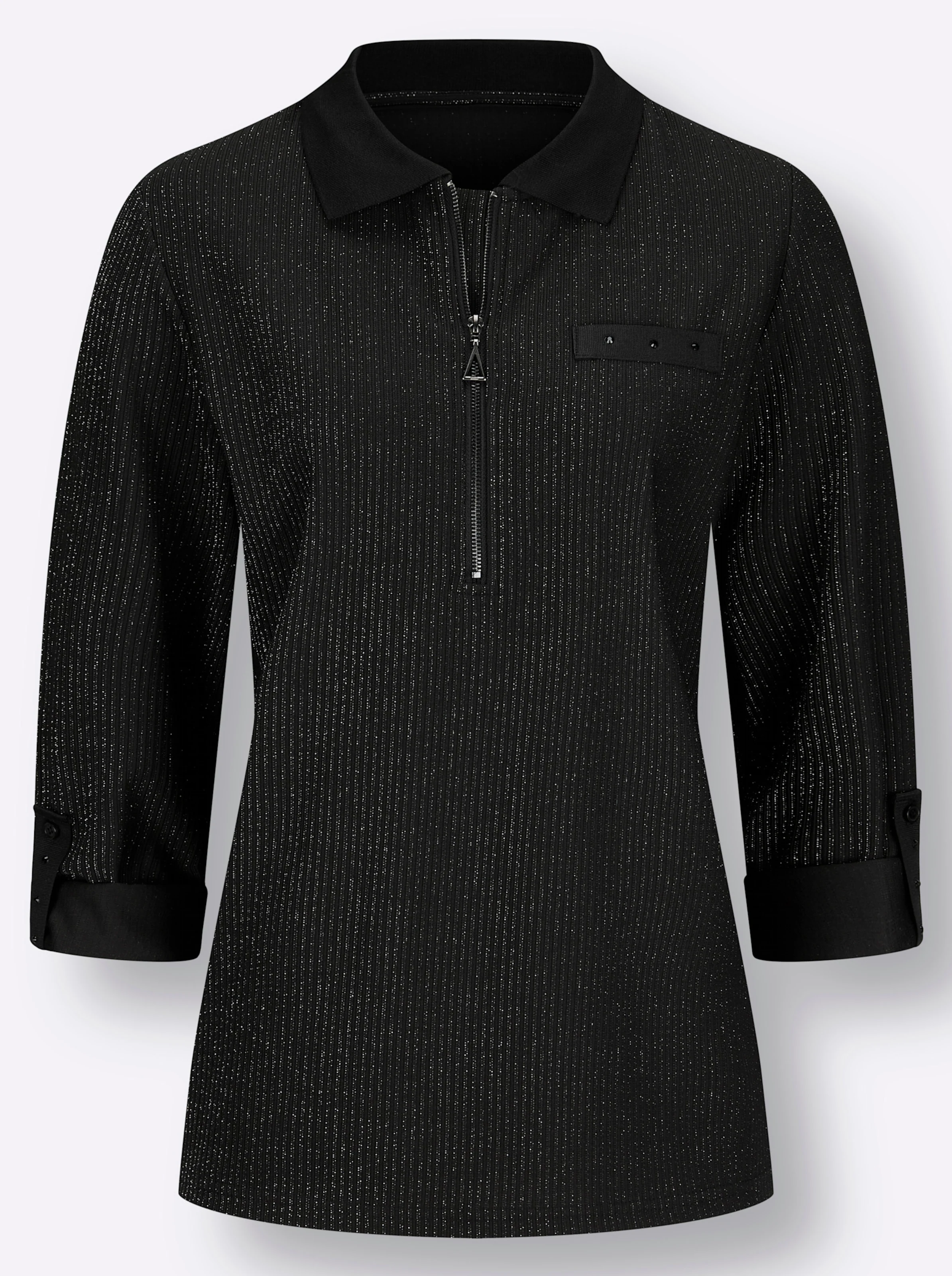 Shirt in schwarz