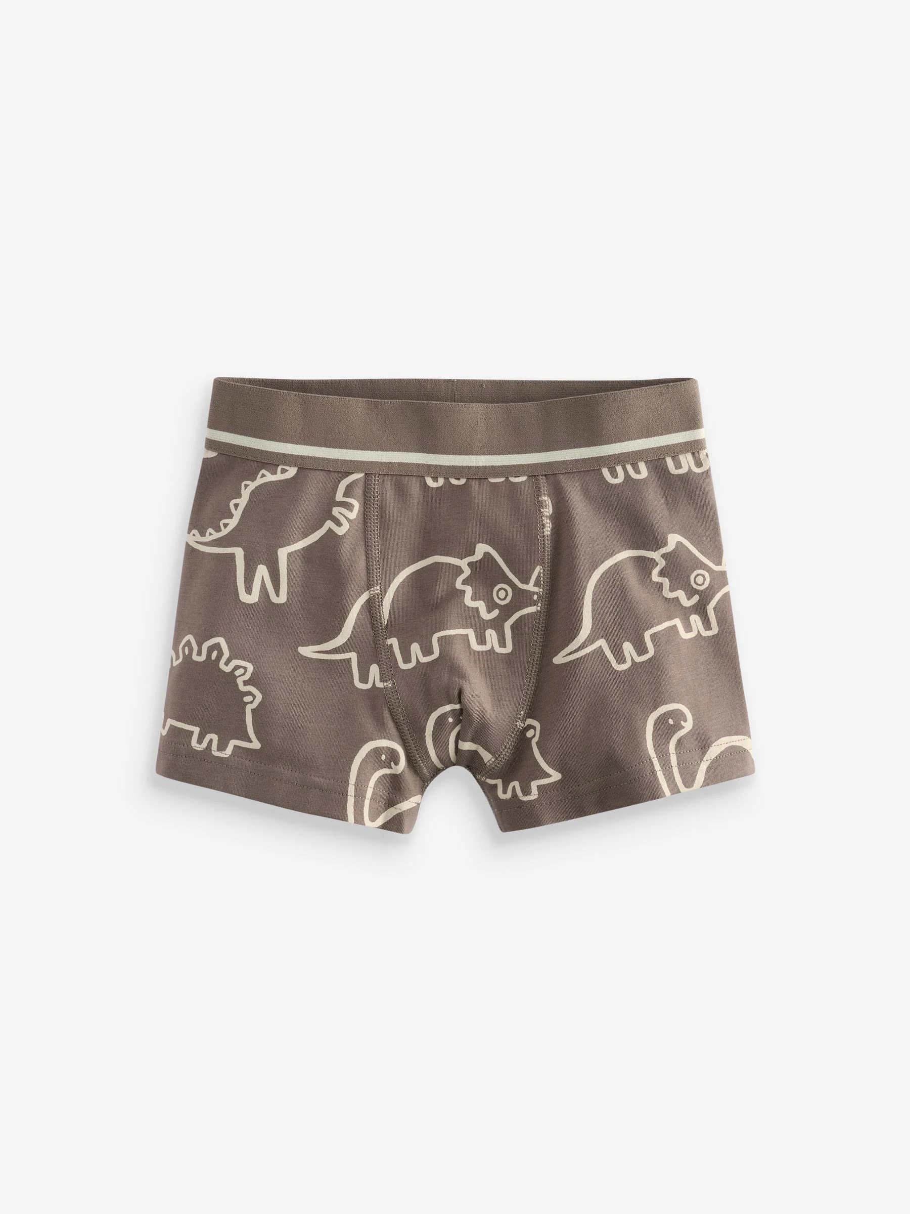 Lijntjes en dinoprint - Verpakking van 5 trunks met motief (1,5-16jr)