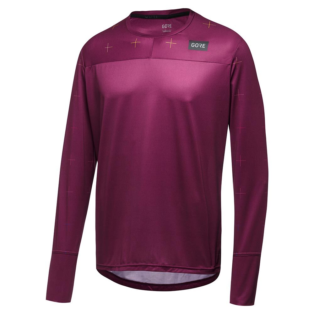 GORE Wear TrailKPR Daily MTB Fietsshirt Lange Mouwen Paars Heren