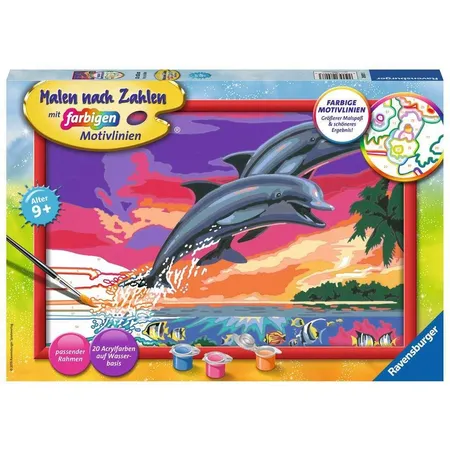 Ravensburger Malen nach Zahlen Welt der Delfine