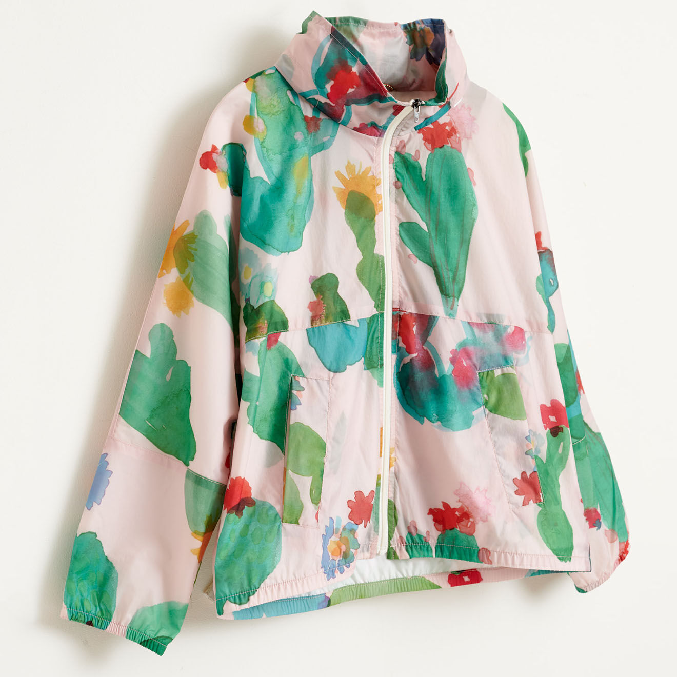 Bellerose Veste coupe-vent Helen imprimée cactus multicolore