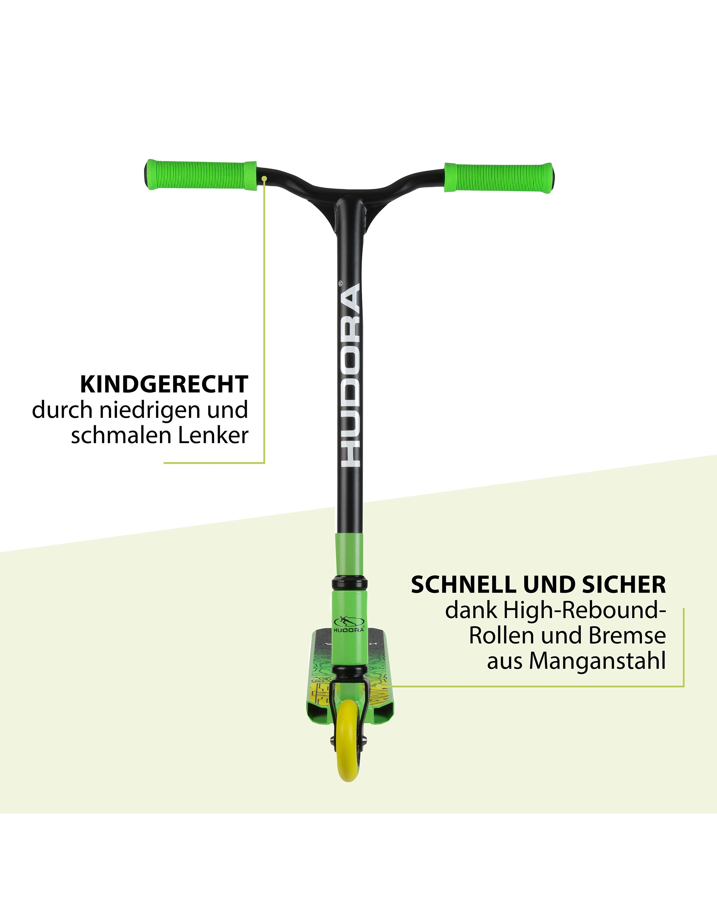 HUDORA STUNT SCOOKids in grün