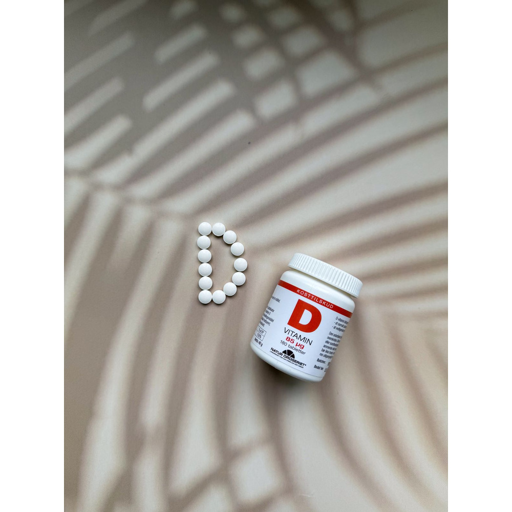 Natur-Drogeriet D-vitamin 85 µg - 180 tabl.