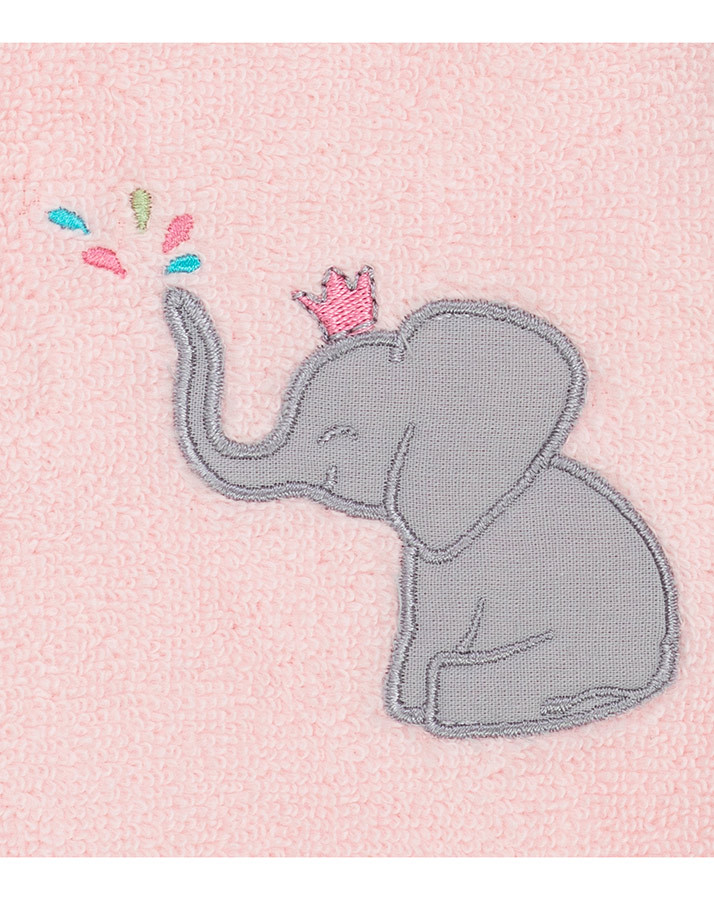 Badeponcho ELEFANT in rosa