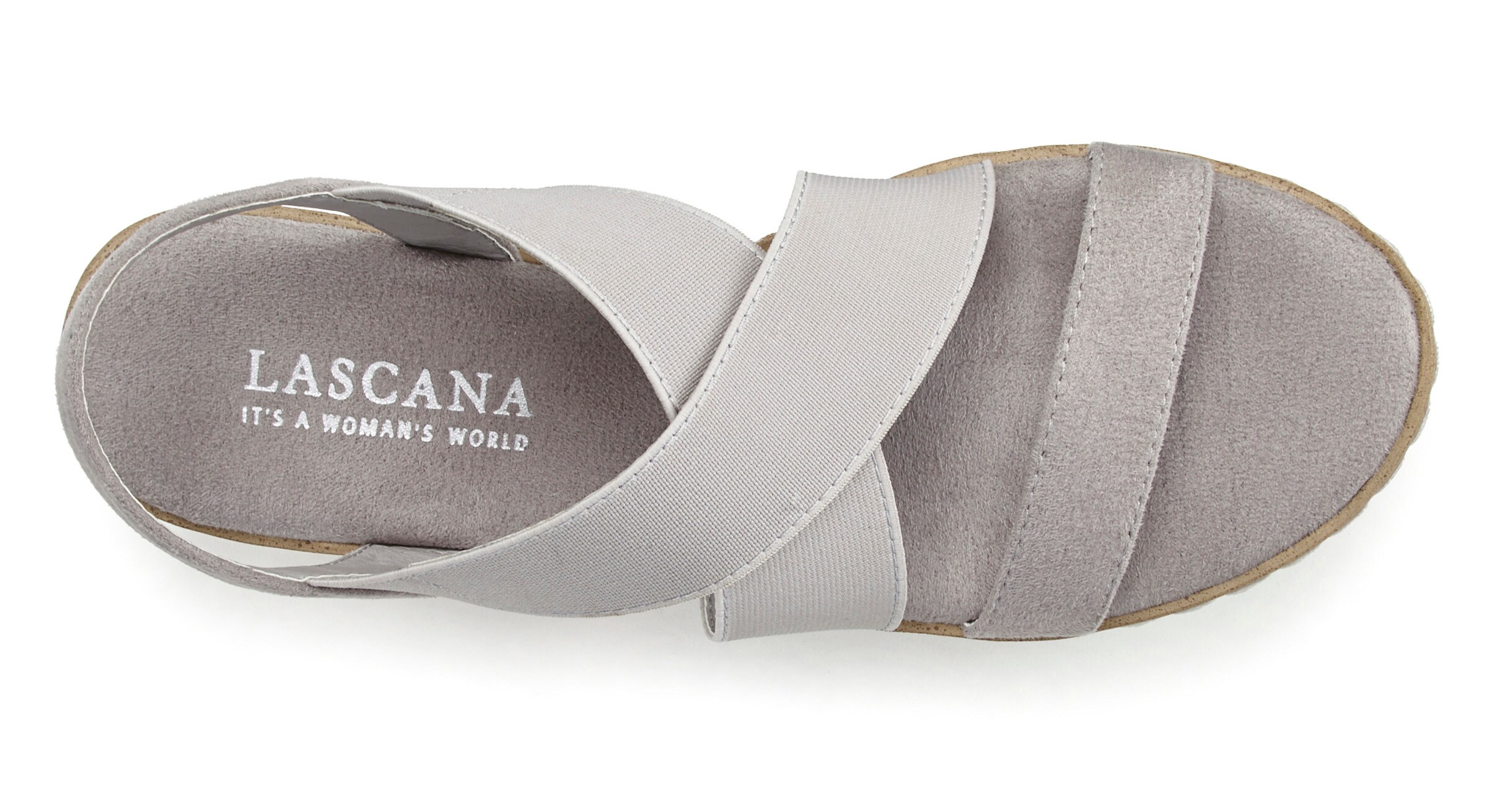 LASCANA Sandalette in grau