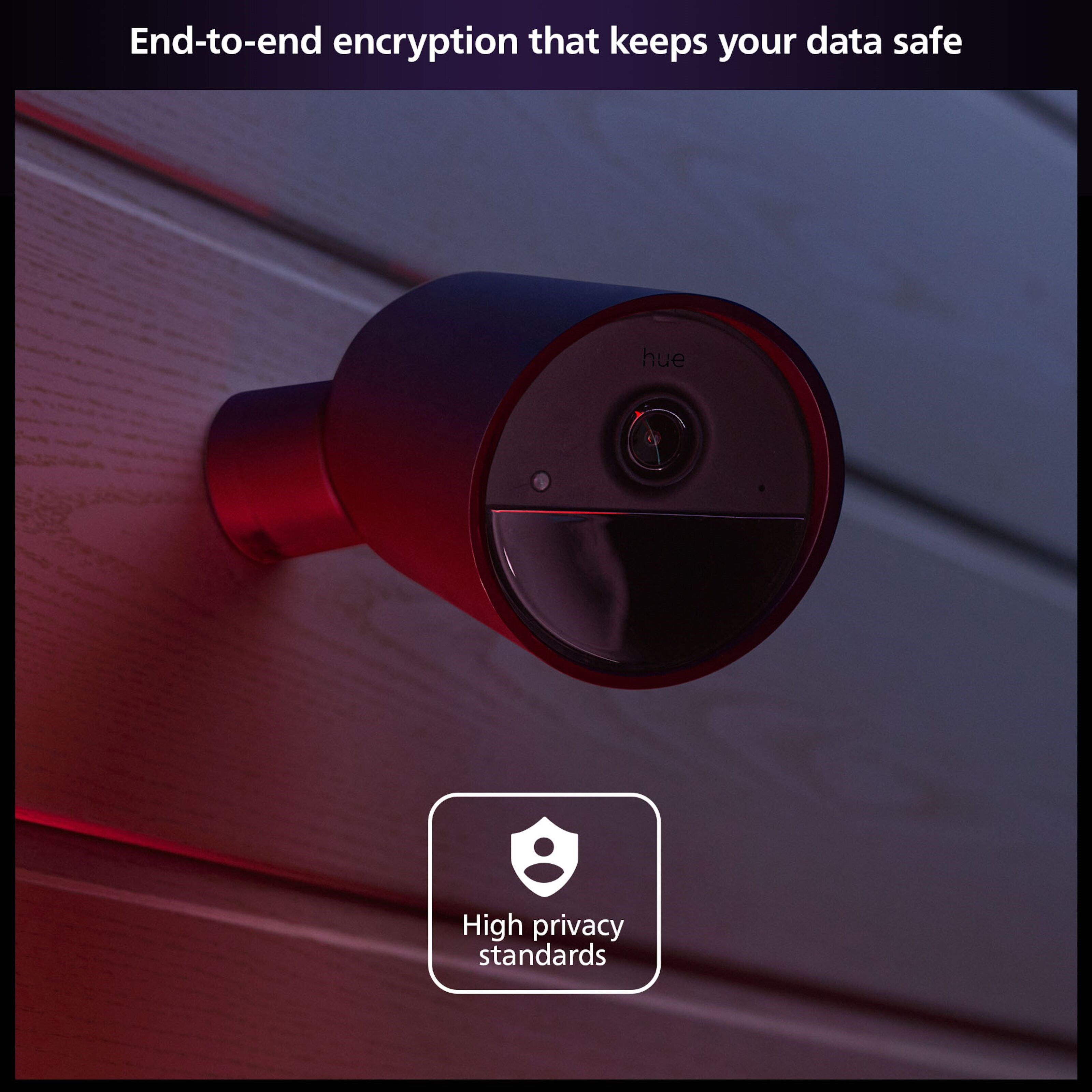 Philips Hue Secure Battery Cam Svart