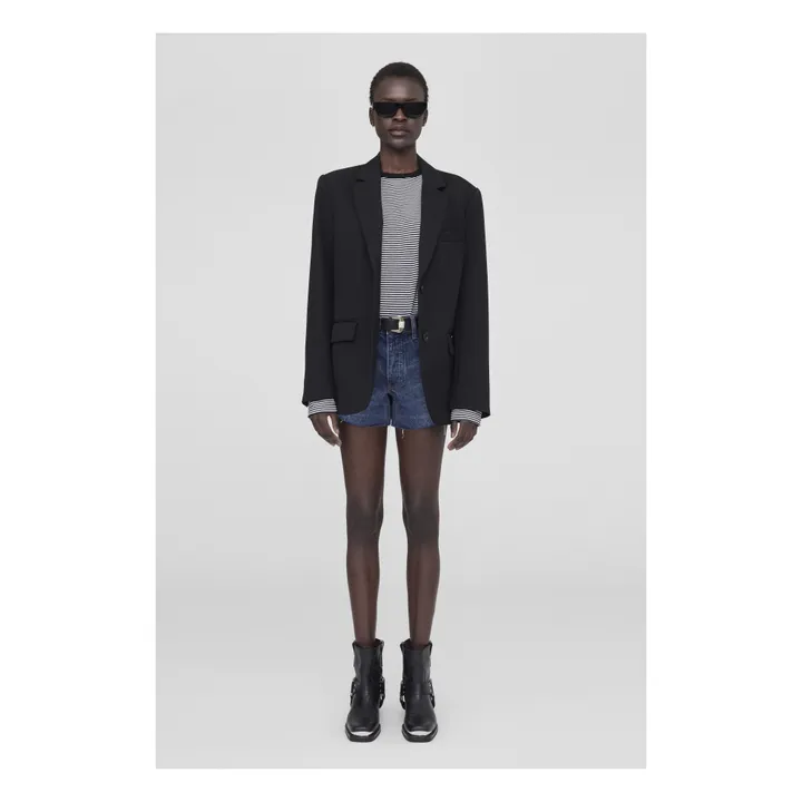 Anine Bing T-shirt Rylan Coton Bio | Noir