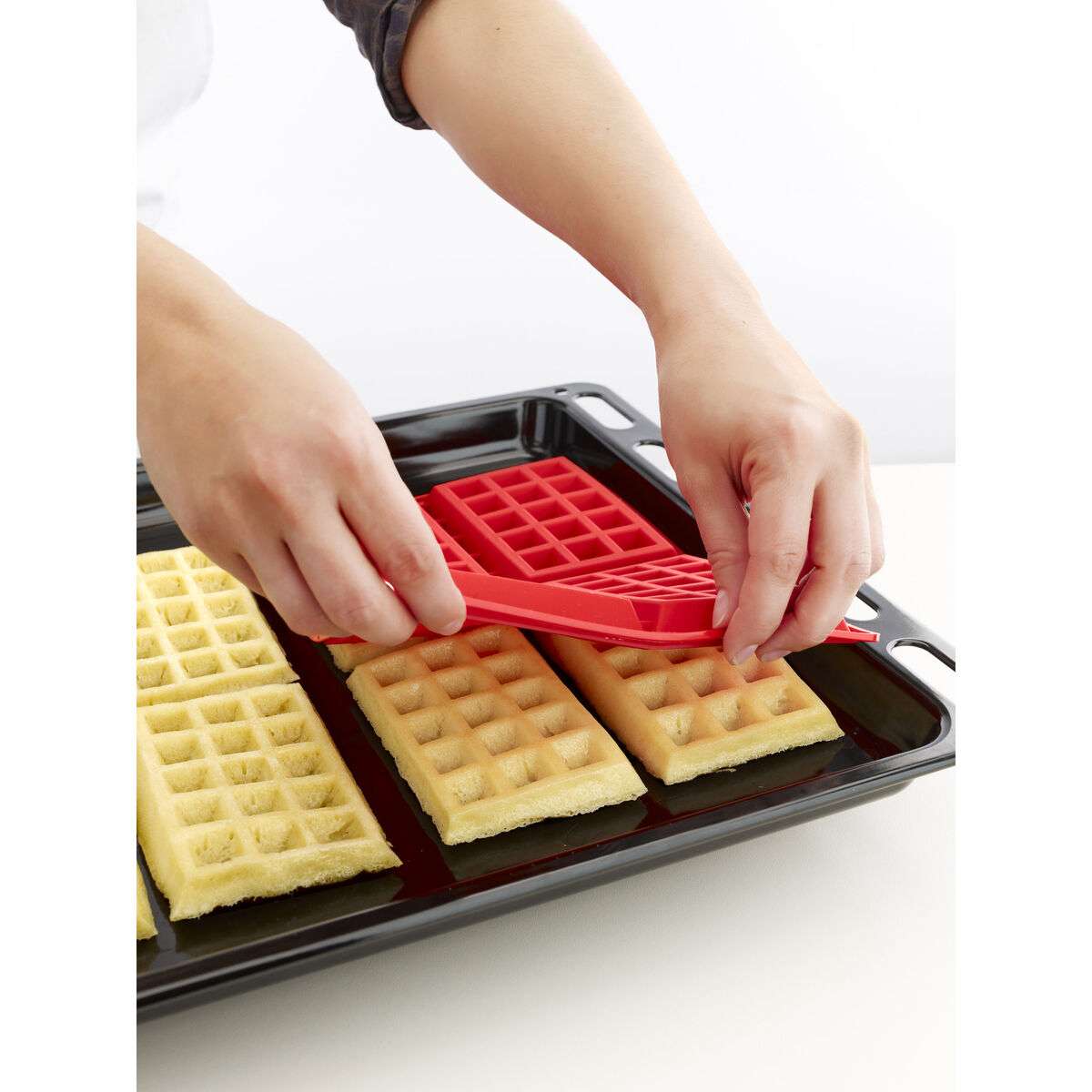 Belgiske Vafler Silikon 2-pack