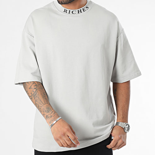 Tee Shirt Oversize Gris Clair