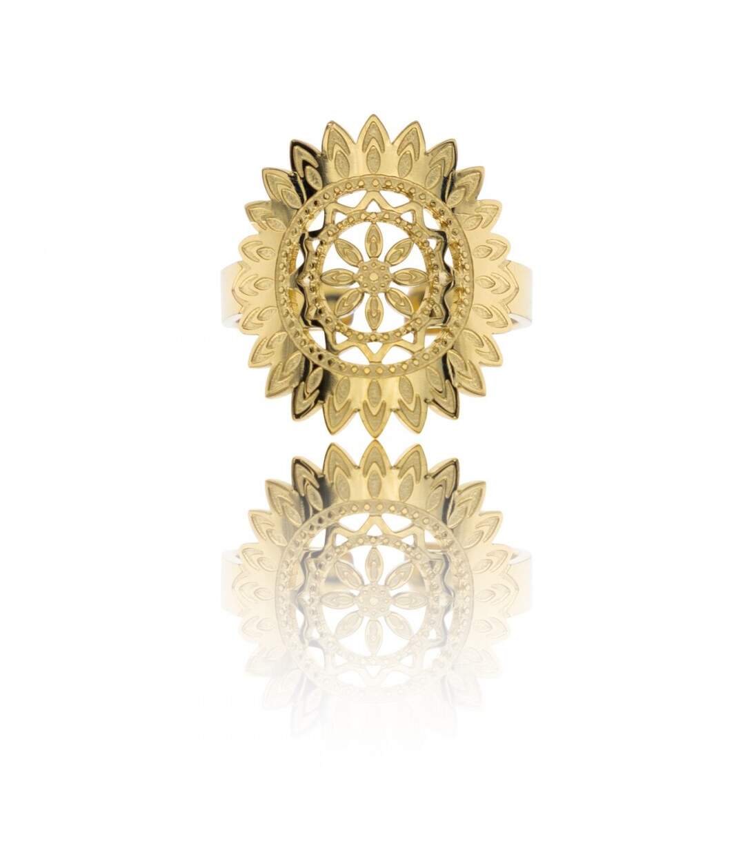 Coffret Bague Femme Ajustable Acier