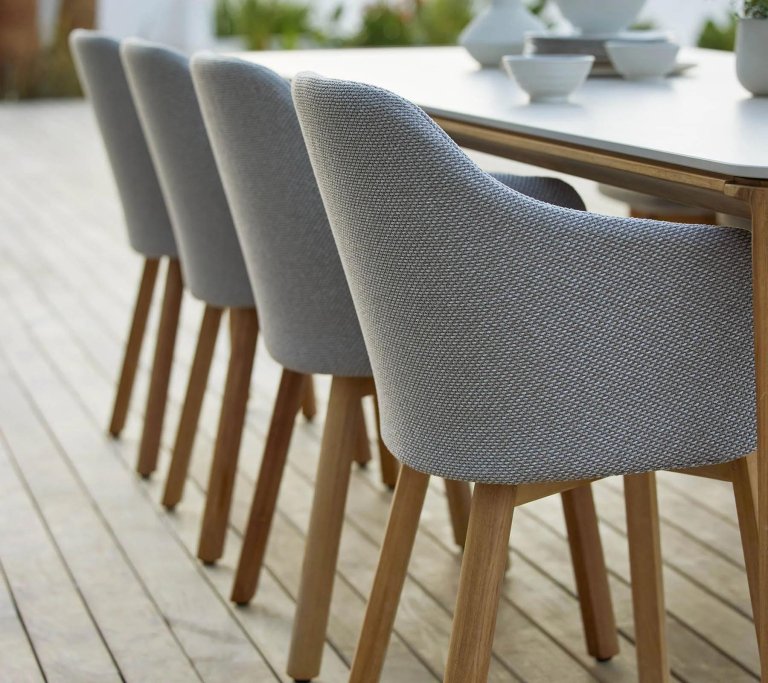 Cane-Line Rugkussen voor Choice tuinstoel zwart,Cane-line Natté