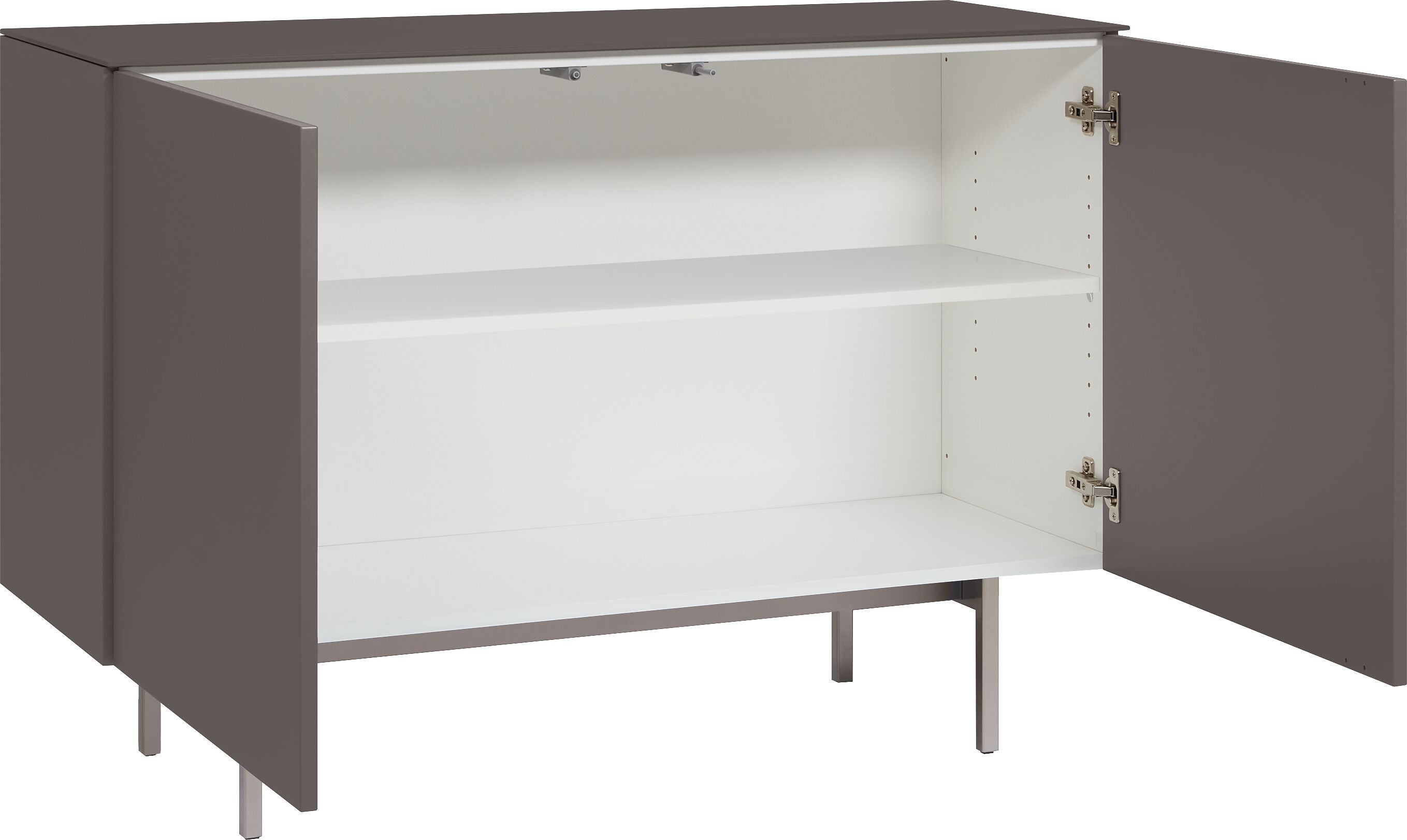 TILL Sideboard - Dunkelgrau / B: 112.0 cm x T: 41.0 cm x H: 78.3 cm