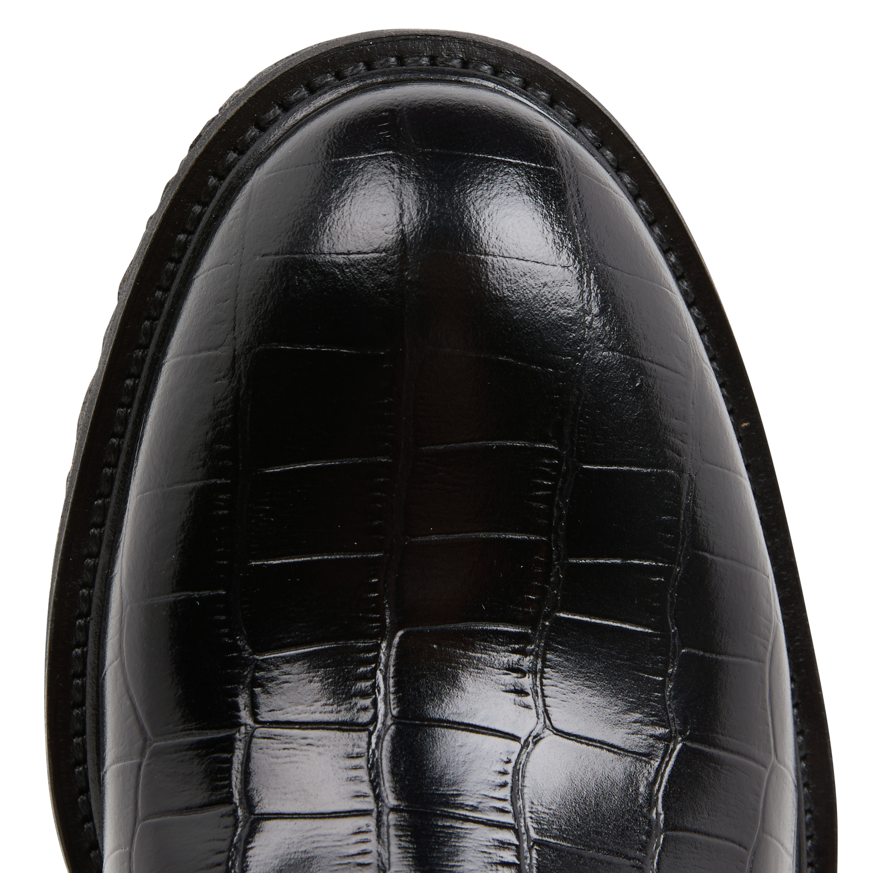 Bottines en cuir| Noir
