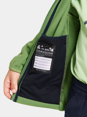 Didriksons Muskot Vindfleecejakke, Algae Green
