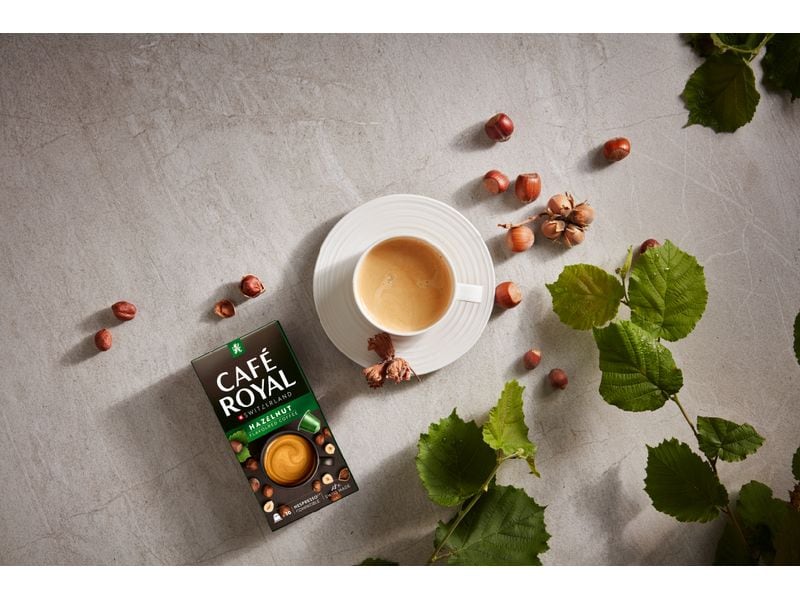 Café Royal Kaffeekapseln für Nespresso Hazelnut 100 Stück Kaffeekapseln für Nespresso Maschinen