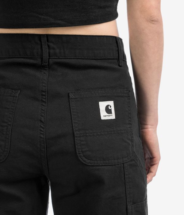 Carhartt WIP W' Pierce Pant Straight Hubbard Hose women (black rinsed)