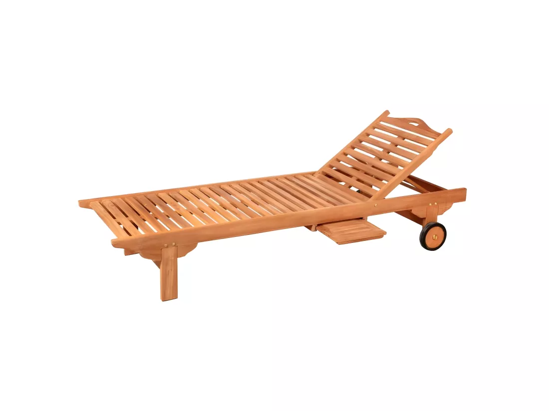 Bain de soleil en Bois de teck - HALAVELI
