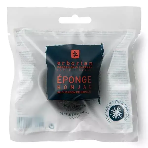 Esponja Konjac Erborian Accessory com Carvão de Bambu