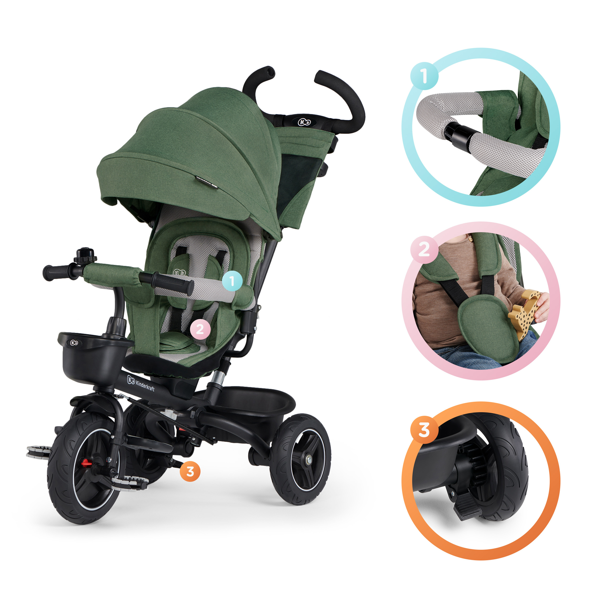 Dreirad KINDERKRAFT SPINSTEP