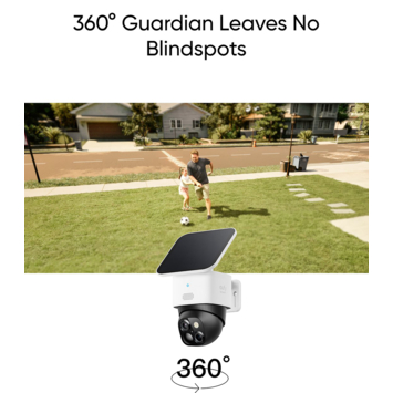 Eufy SoloCam S340 Beveiligingscamera met Zonnepaneel