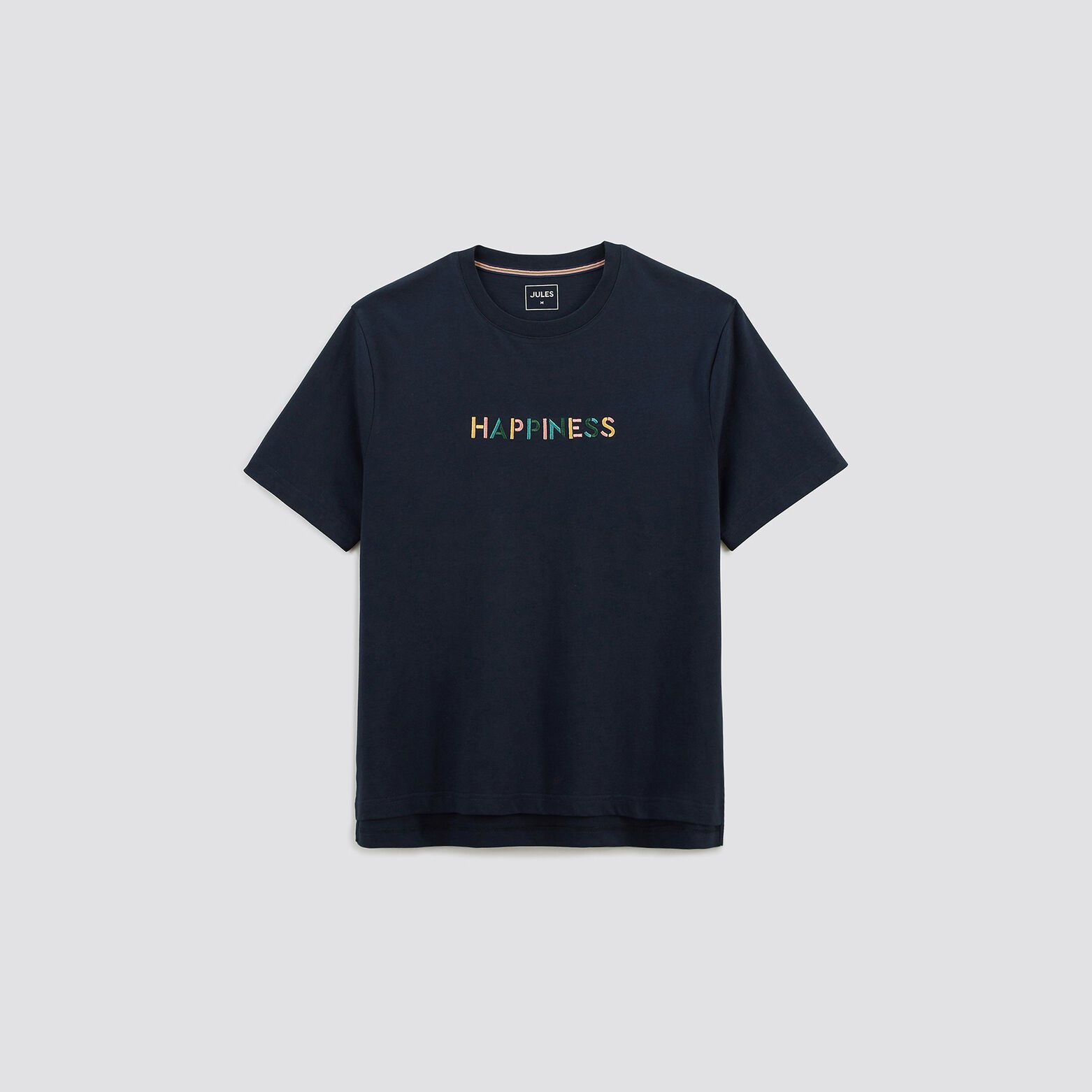 Tee-shirt print pour personne à mobilité réduite Bleu foncé