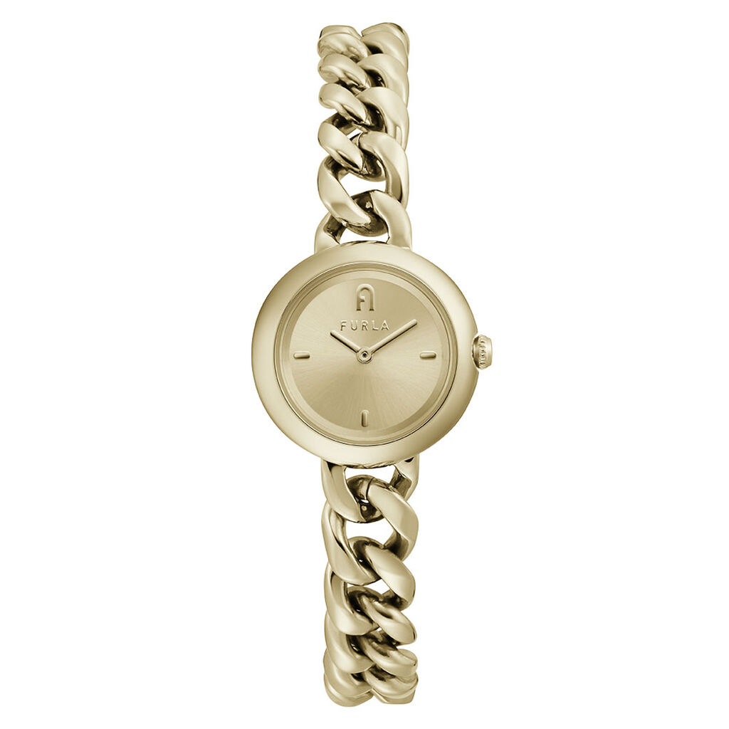 Montre Furla Chain Round Doré