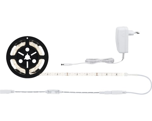 SimpLED Kant-en-klare dimbare stripset, 1,5 m, 17W, 1060 lm, 3000 K, 108 LED's met snoerdimmer, gecoat, 24 V, complete set