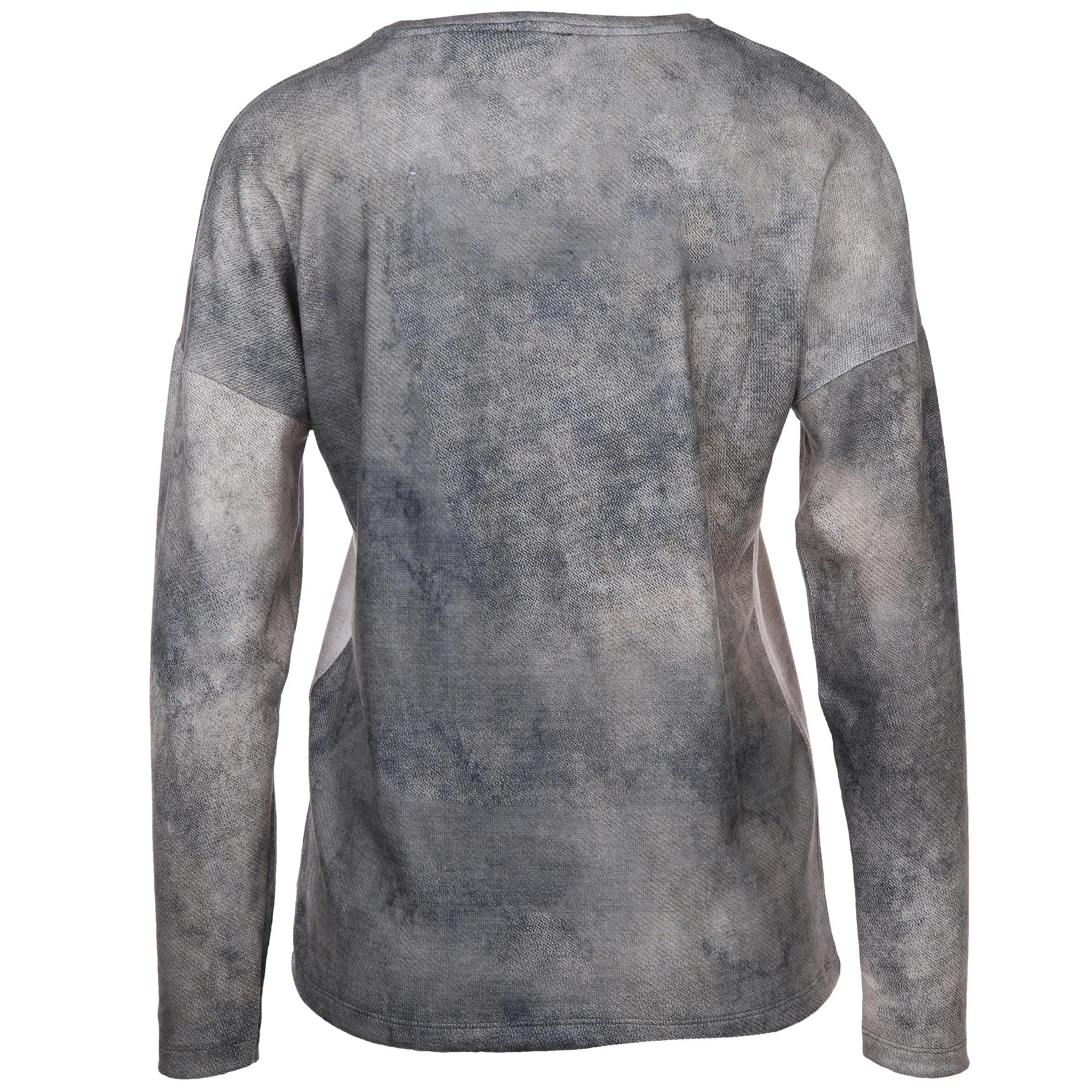 Damen Flauschshirt mit Alloverprint