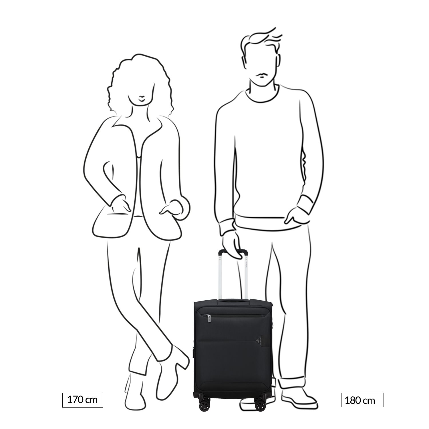 Samsonite Urbify Spinner 55 Exp navy blue