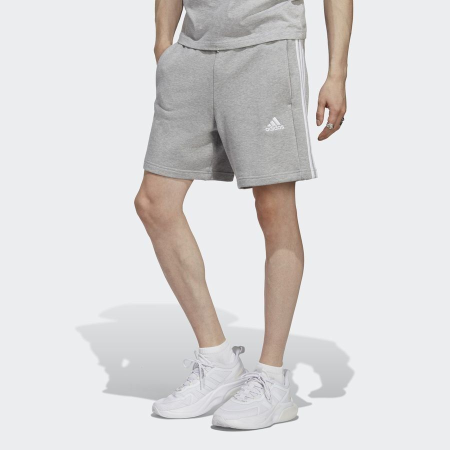 Adidas Short à 3 bandes en moleton Essentials