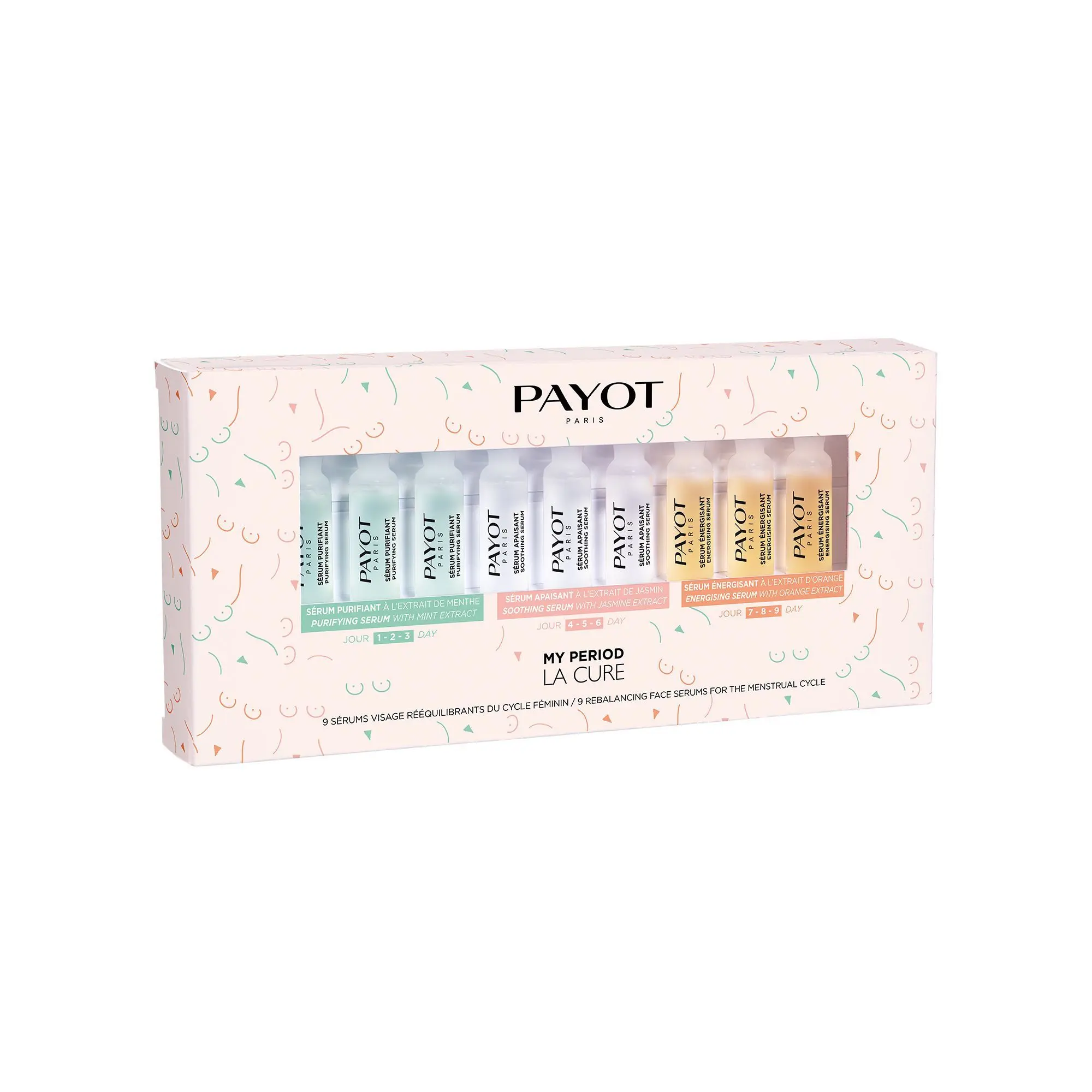 Payot - My Period La Cure Cure aux Extraits Botaniques - Equilibre la Peau au Cours du Cycle Féminin- Detox et peau parfaite