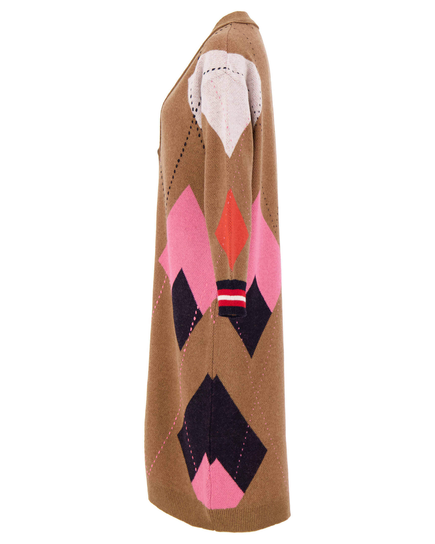 Gant| Damen Strickjacke LONG ARGYLE CARDIGAN
