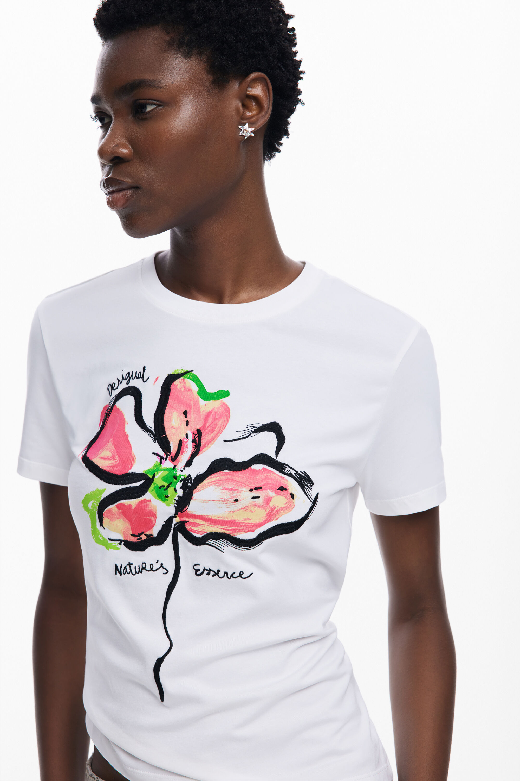 Camiseta flor