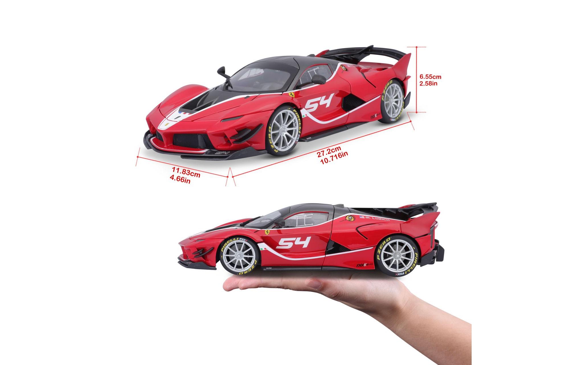Ferrari Signature FXX-K EVO Rot 1:18Sammlermodell im Massstab 1:18
