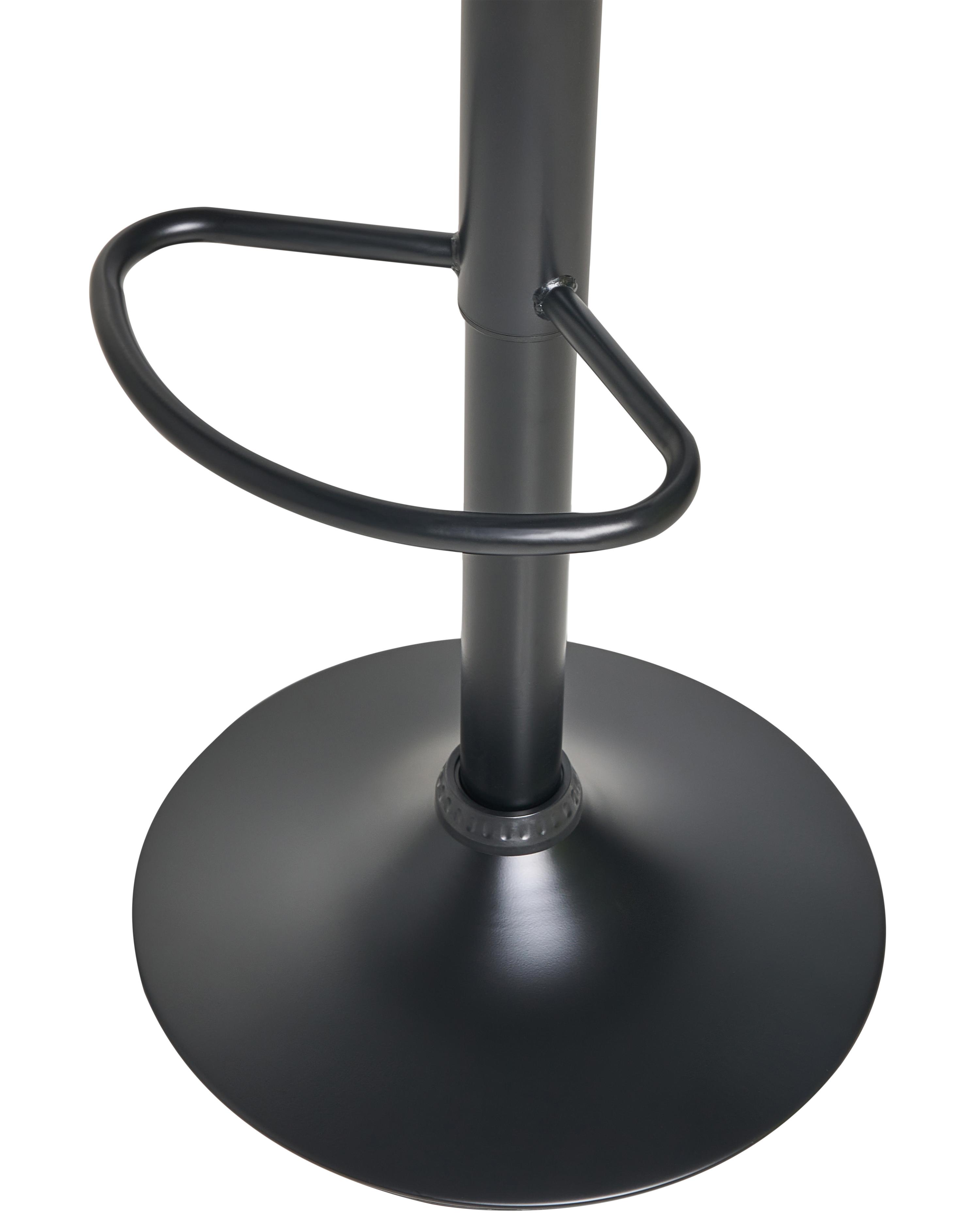 Set van 2 barkrukken MEDULIN Bouclé draaibaar Lichtbeige