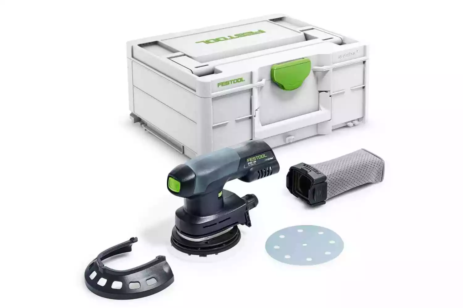 Festool ETSC 125-Basic 18V Li-Ion accu excenterschuurmachine body in systainer - 125mm - koolborstelloos