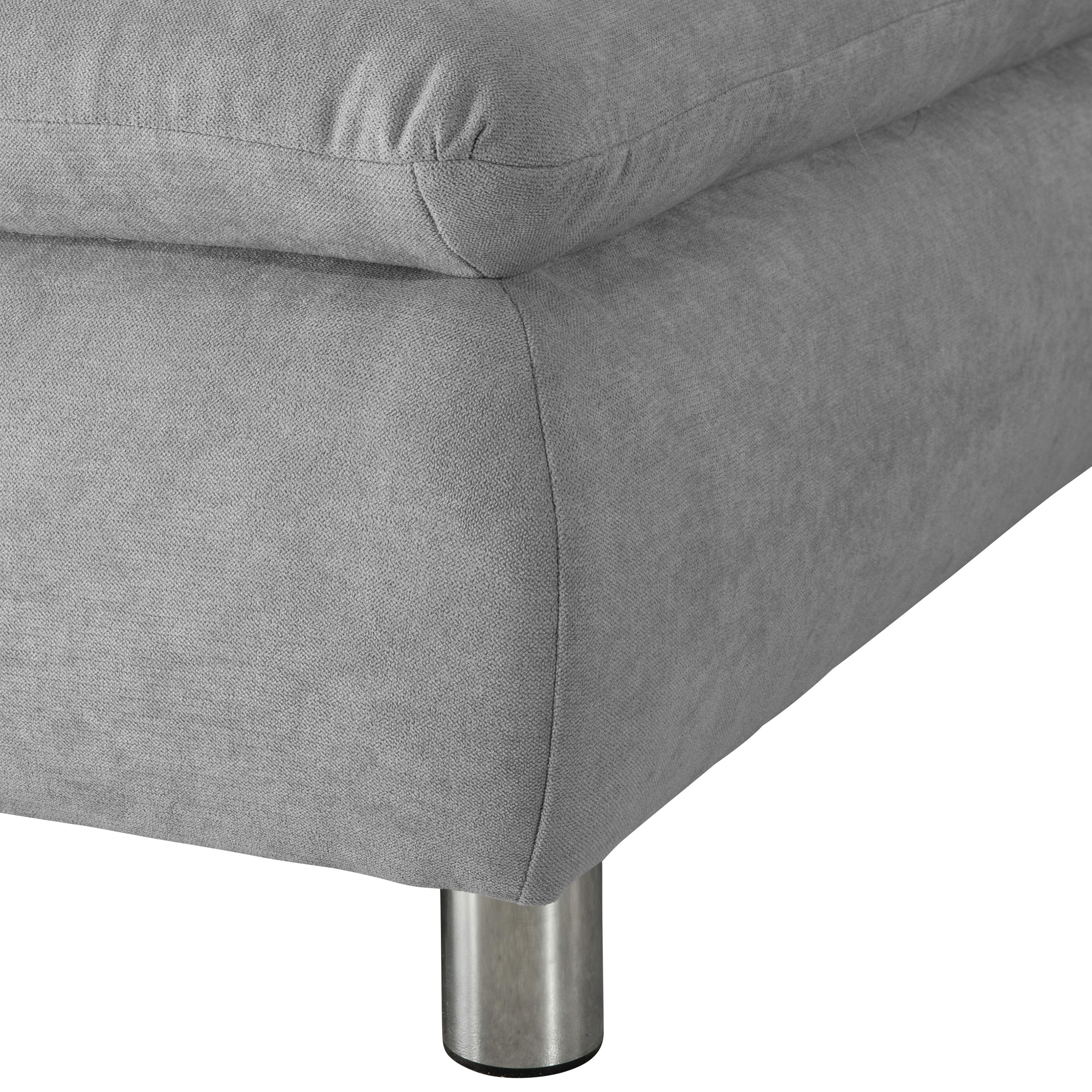 Max Winzer Terrence Ecksofa links mit Sofa 2,5-Sitzer rechts hellgrau