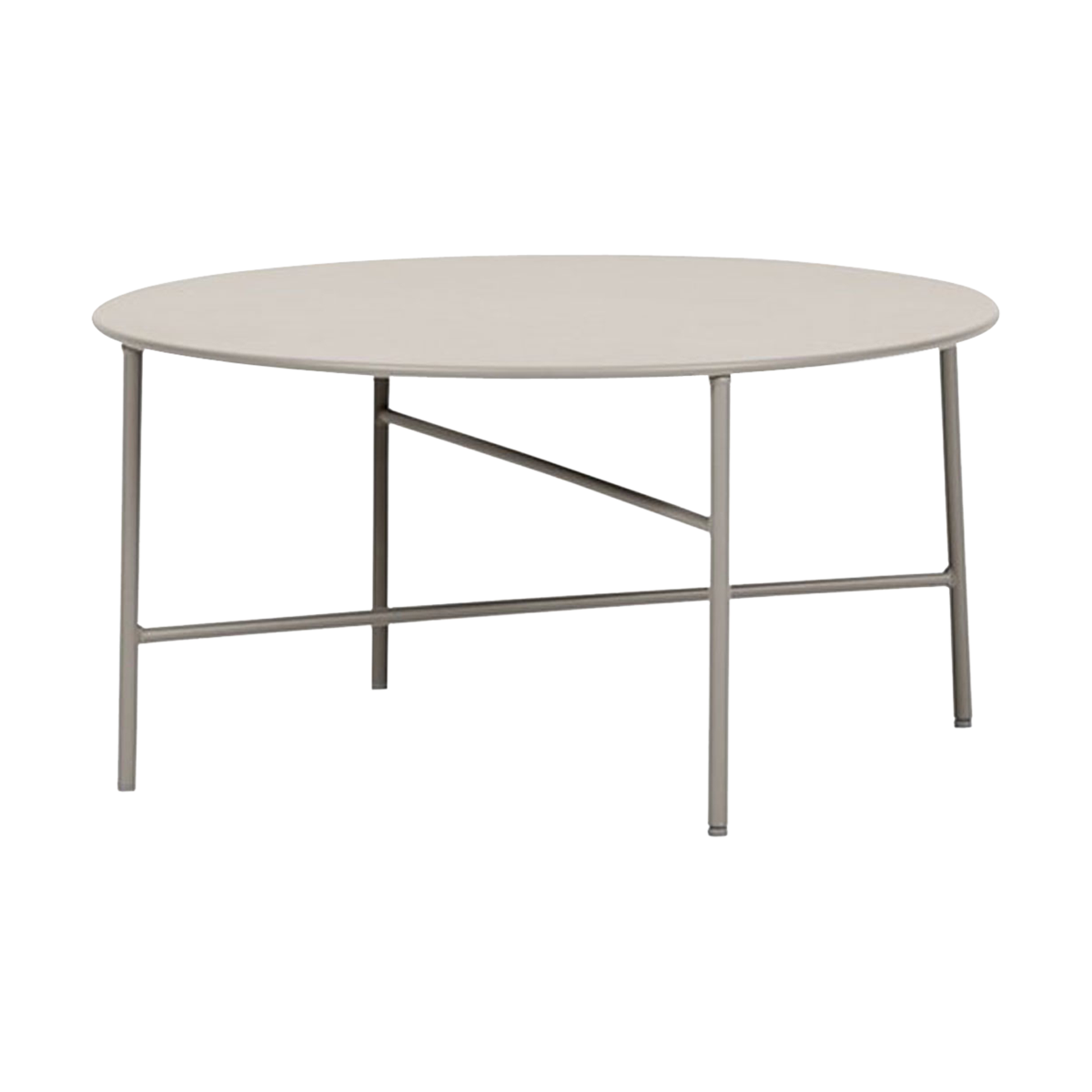 Lisomme Mila metalen tuin salontafel grijs - Ã 70 cm
