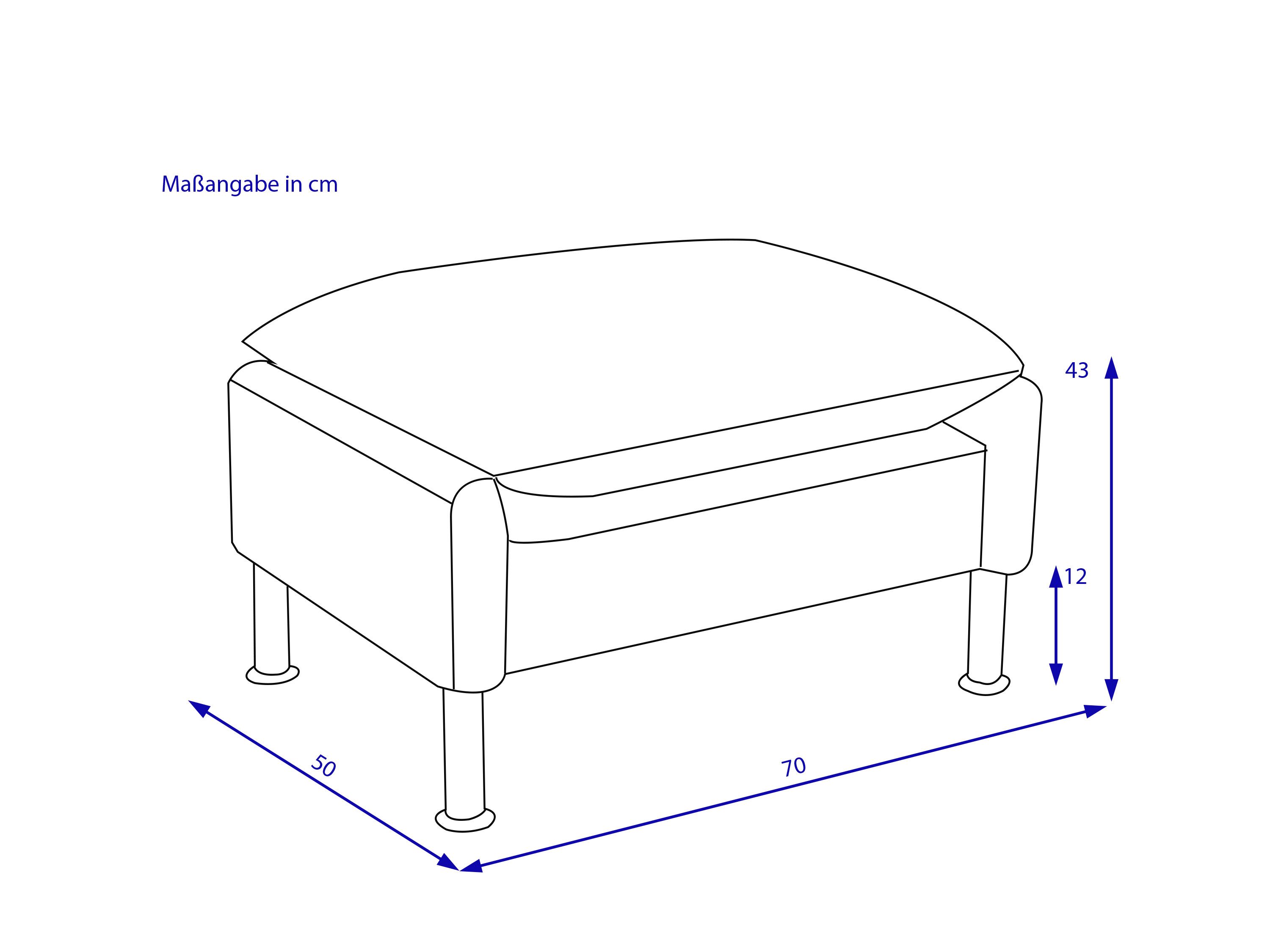 Hocker PORTO extra hoch