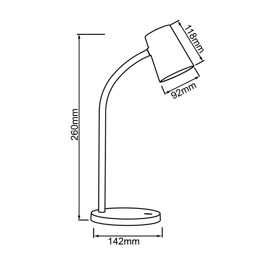LED-Tischleuchte Illa
