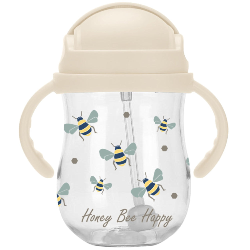 Køb Vanilla COPENHAGEN Transparent Sugerør Flaske Tritan Honeybee 300 Ml