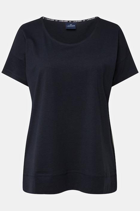 T-Shirt, oversized, Rundhals, Halbarm