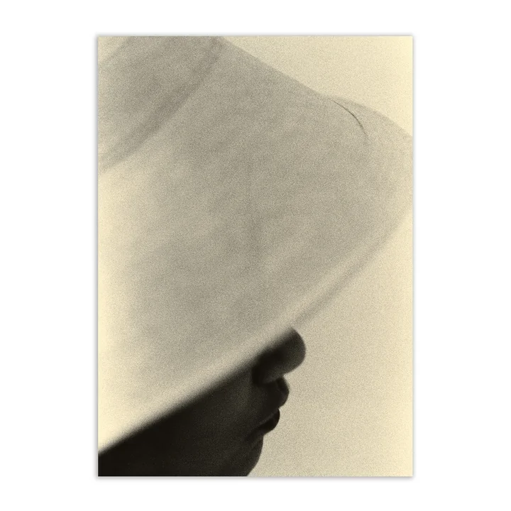 Paper Collective - Girl and Hat Poster, 50 x 70 cm