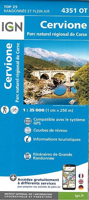 IGN - TOP25 4351OT CERVIONE 1 25 000