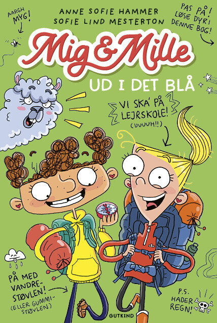 Mig & Mille - Ud I Det Blå - Anne Sofie Hammer - Bog