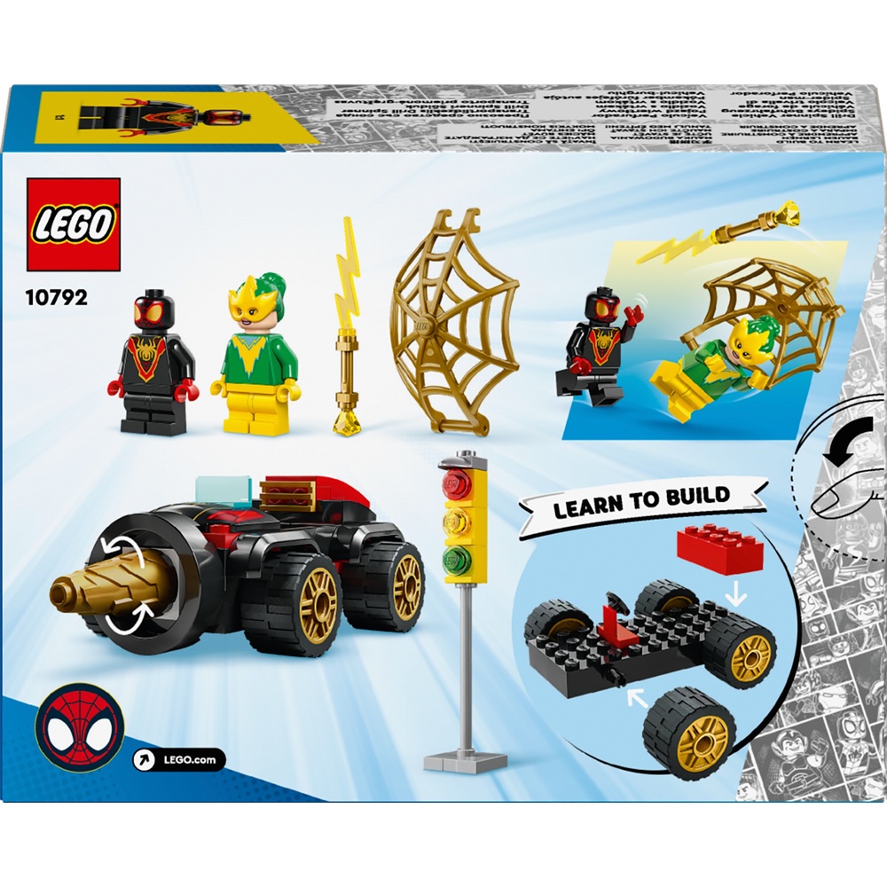LEGO Marvel 10792 Spidey und seine Freunde Bohrer-Spinner-Fahrzeug