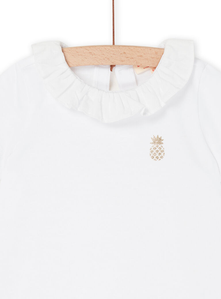 T-shirt blanc à manches courtes