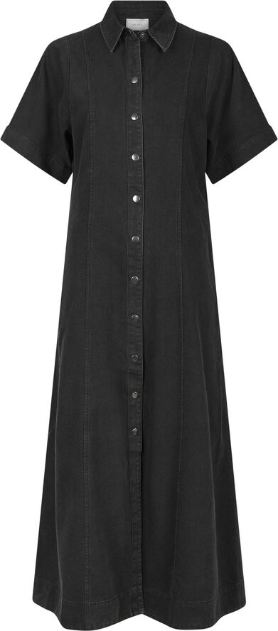 Neo Noir Balli Denim Dress Black