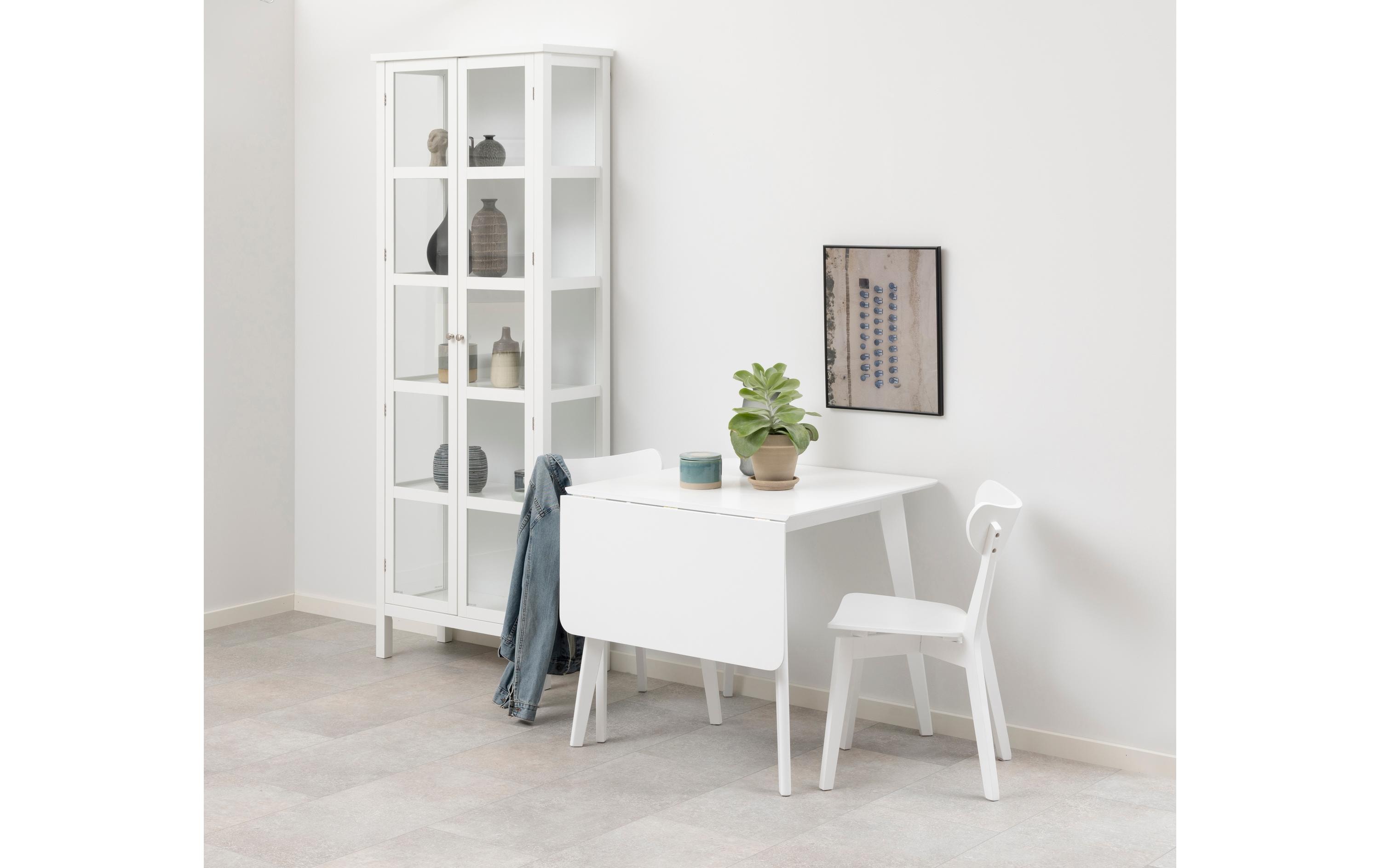 Tisch Roxby Weiss<br>Esstisch mit Verlängerung
